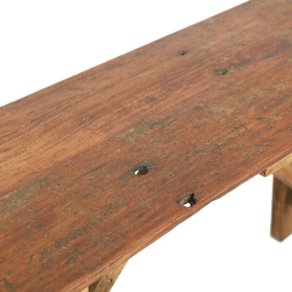 Wandtafel 130X40X80 Cm Gemengd Gerecycled Hout