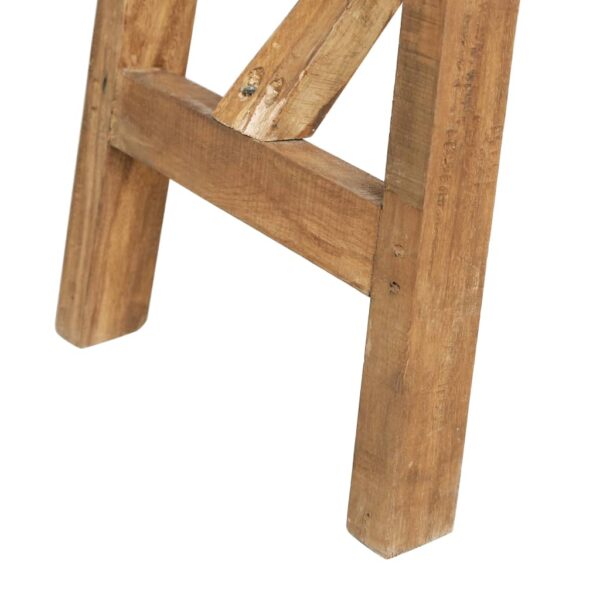 Wandtafel 130X40X80 Cm Gemengd Gerecycled Hout