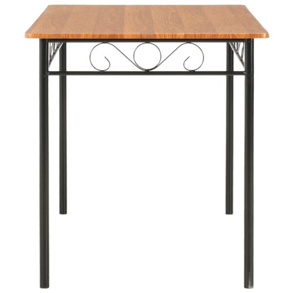Eettafel 120X70X75 Cm Mdf Bruin