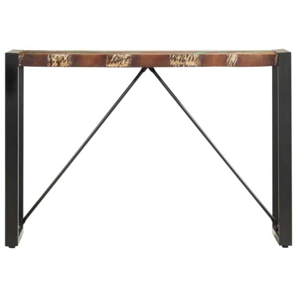 Wandtafel 110X35X76 Cm Massief Gerecycled Hout