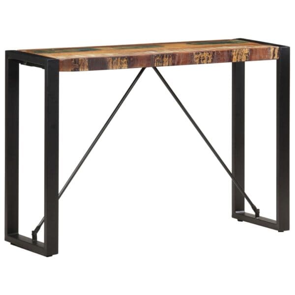 Wandtafel 110X35X76 Cm Massief Gerecycled Hout