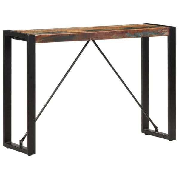 Wandtafel 110X35X76 Cm Massief Gerecycled Hout