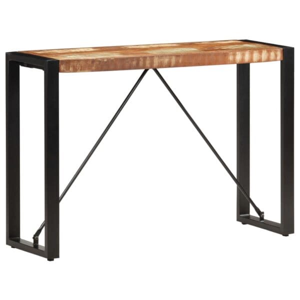 Wandtafel 110X35X76 Cm Massief Gerecycled Hout