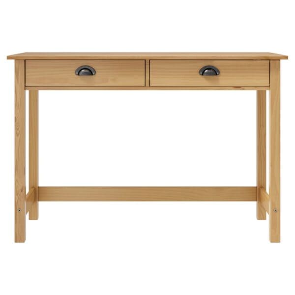 Wandtafel Hill 2 Lades 110X45X74 Cm Massief Grenenhout