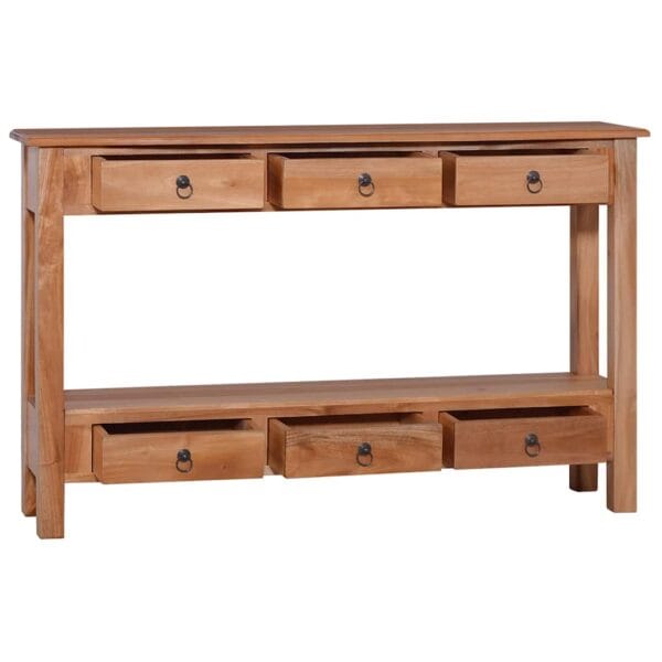 Wandtafel 120X30X75 Cm Massief Mahoniehout