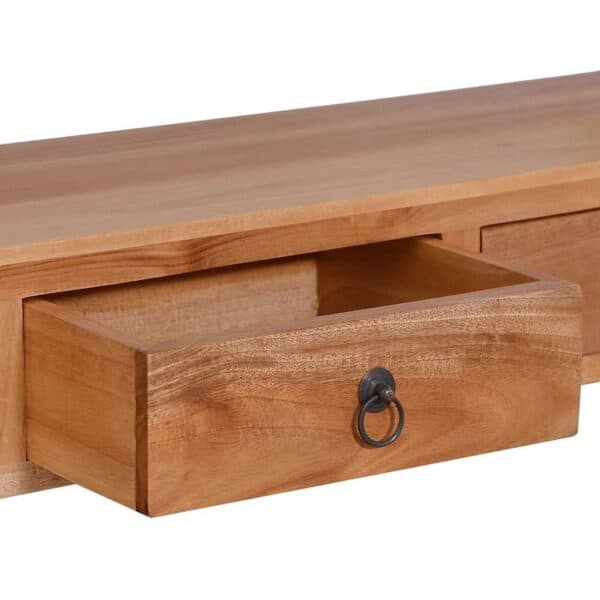 Wandtafel 120X30X75 Cm Massief Mahoniehout