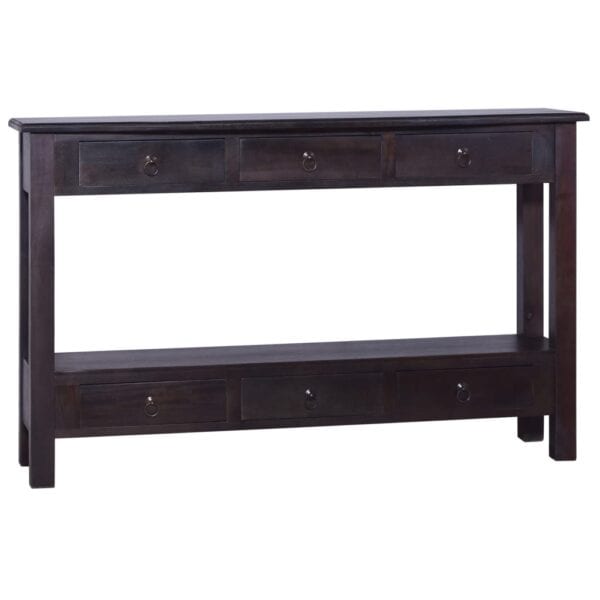 Wandtafel 120X30X75 Cm Massief Mahoniehout