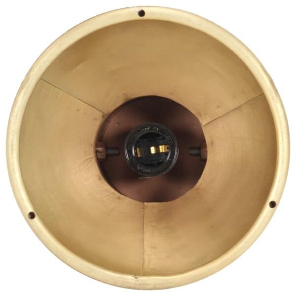 Plafondlamp Industrieel E27 Mangohout Messingkleurig