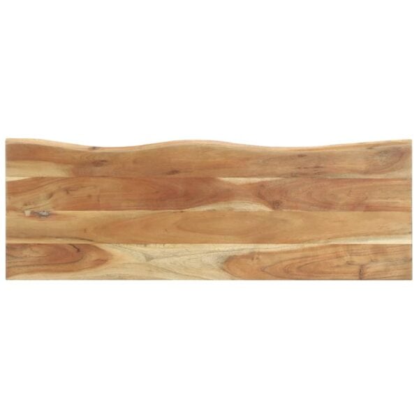 Kapstok Met Schap 100X34X38 Cm Massief Acaciahout