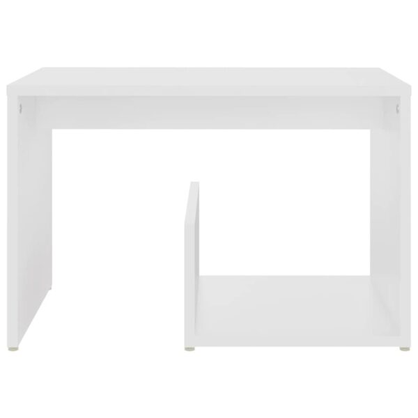Bijzettafel 59X36X38 Cm Bewerkt Hout