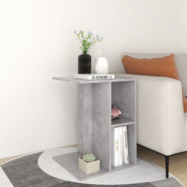 Bijzettafel 60X40X45 Cm Bewerkt Hout