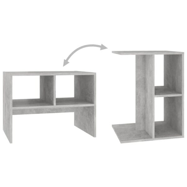 Bijzettafel 60X40X45 Cm Bewerkt Hout