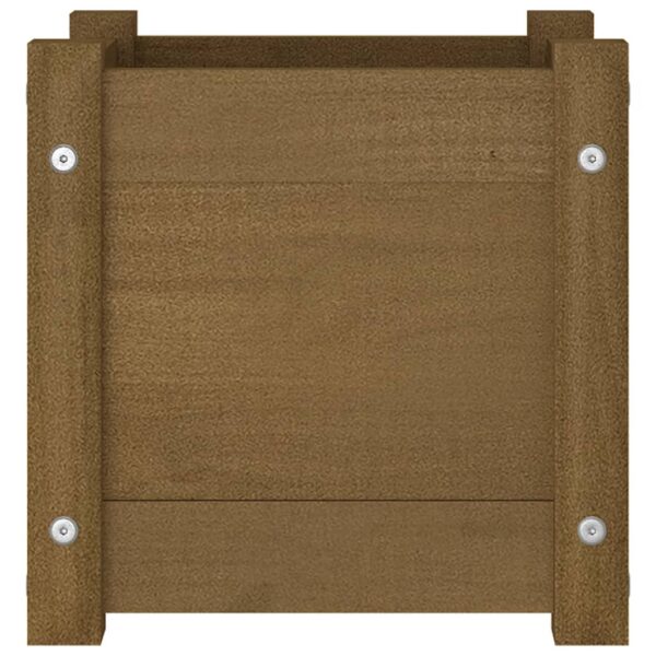 Plantenbakken 31X31X31 Cm Massief Grenenhout
