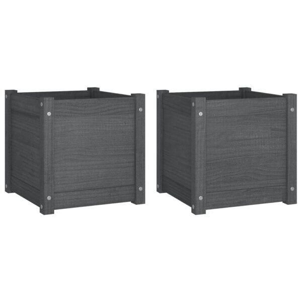 Plantenbakken 40X40X40 Cm Massief Grenenhout