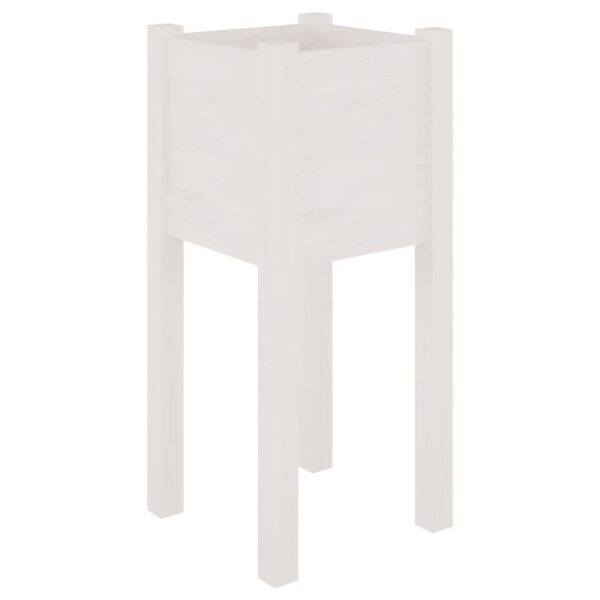 Plantenbakken 31X31X70 Cm Massief Grenenhout