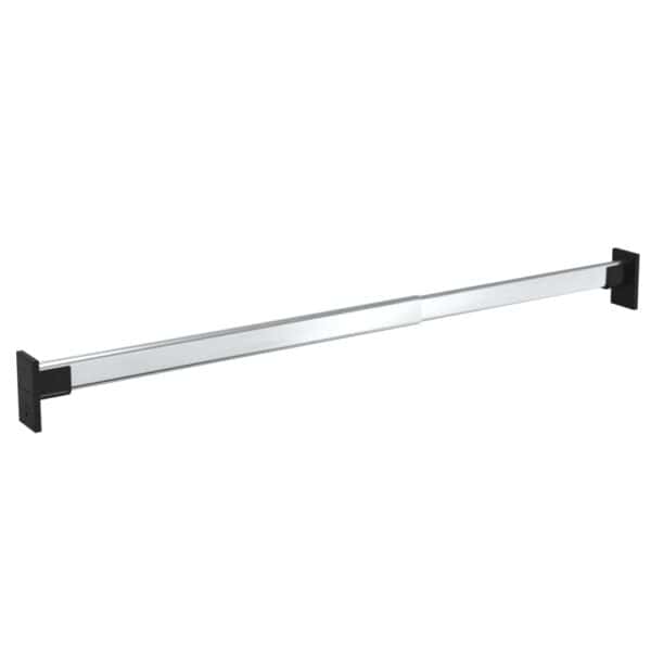 Kledingroedes 2 St Telescopisch 58-100 Cm Zilverkleurig