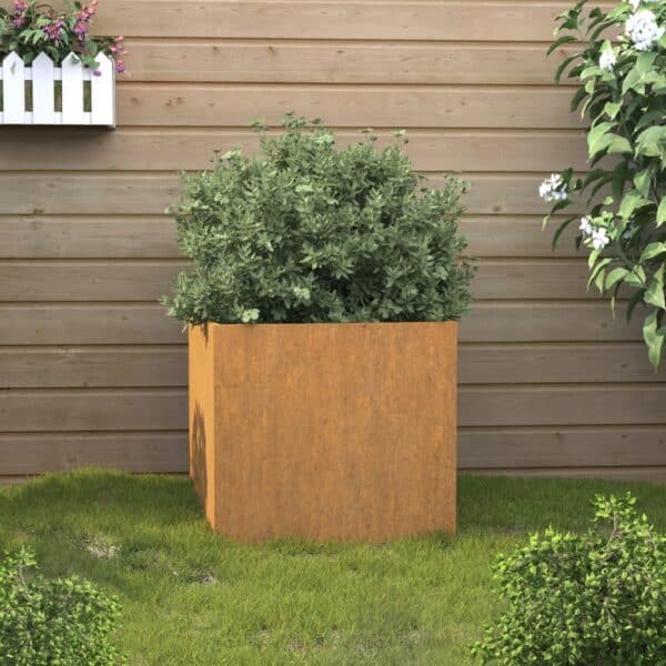 Plantenbak Cortenstaal verhoogde tuinbak