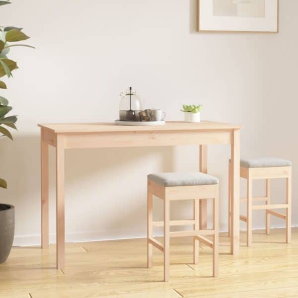 Eettafel 110X55X75 Cm Massief Grenenhout