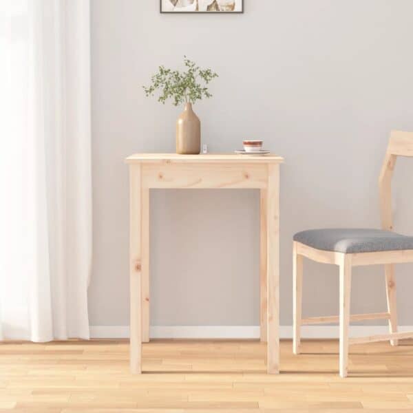 Eettafel 110X55X75 Cm Massief Grenenhout