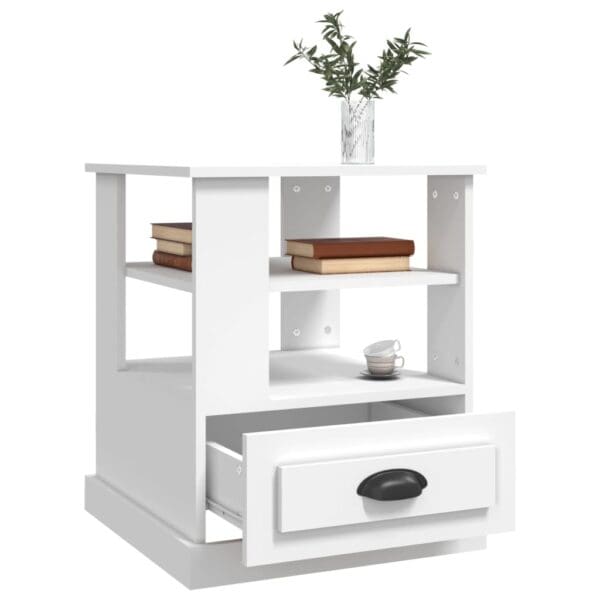 Bijzettafel 50X50X60 Cm Bewerkt Hout
