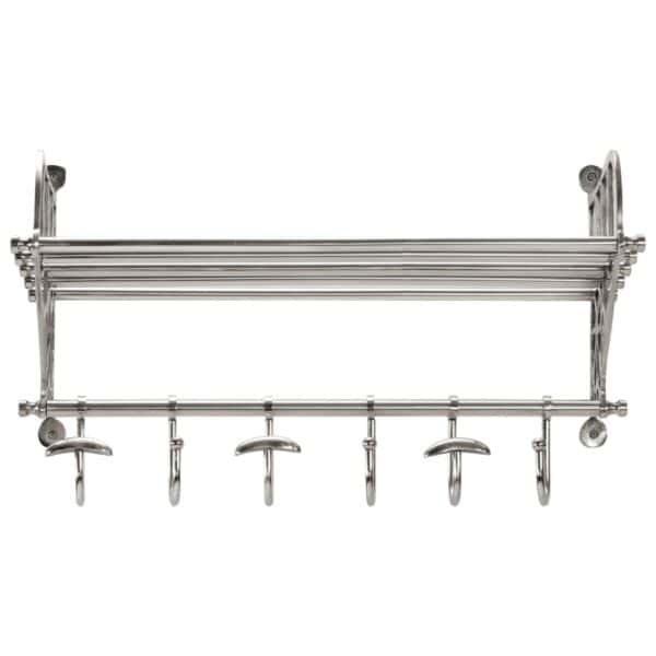 Bagagerek Met Kleerhangers Wandmontage Aluminium