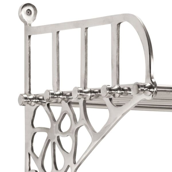 Bagagerek Met Kleerhangers Wandmontage Aluminium