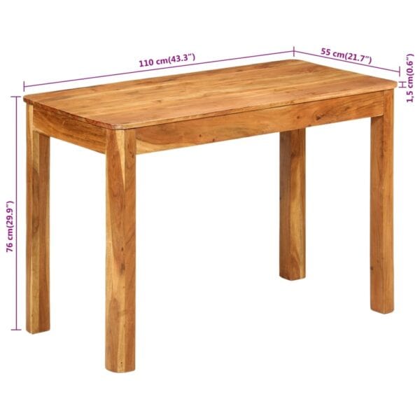 Eettafel Massief Acaciahout