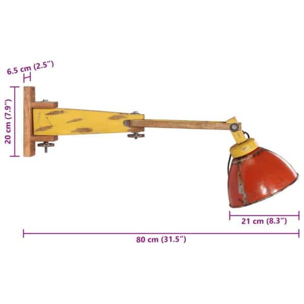 Wandlamp 25 W E27 Meerkleurig
