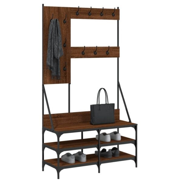 Kledingrek Met Schoenenrek 100X40X184 Cm