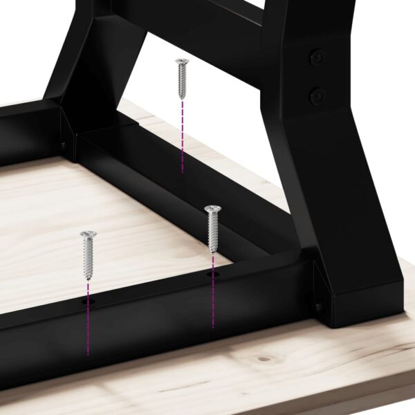 Salontafelpoten Y-Frame 90X30X43 Cm Gietijzer
