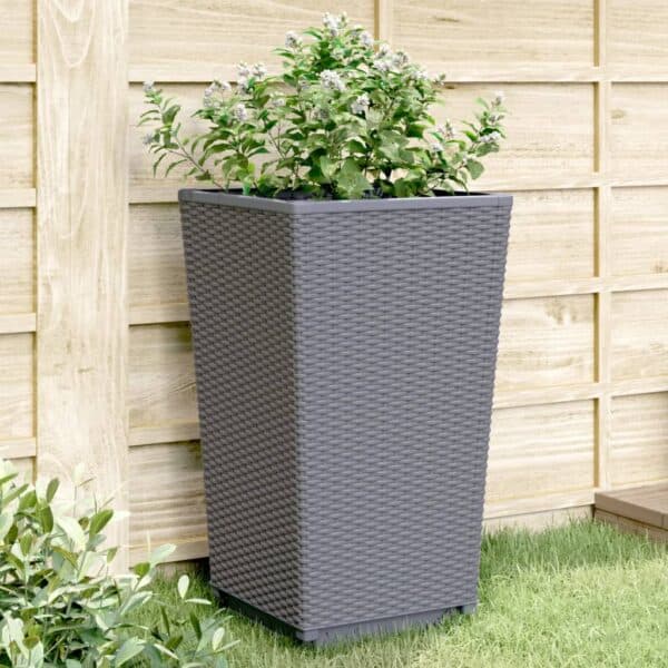 Plantenbakken Polypropeen wit 32,5X32,5X57 Cm