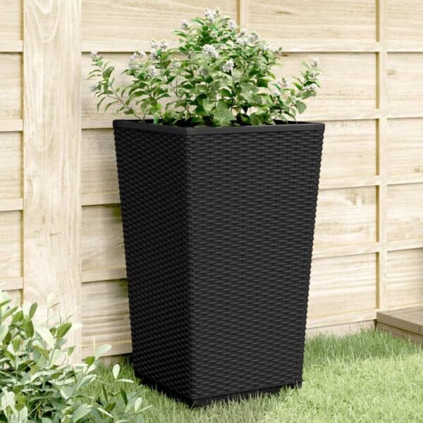 Plantenbakken Polypropeen wit 32,5X32,5X57 Cm