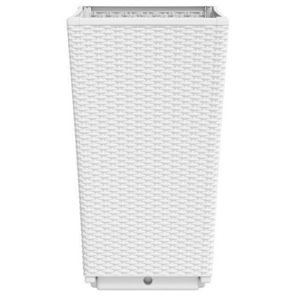 Plantenbakken Polypropeen wit 32,5X32,5X57 Cm