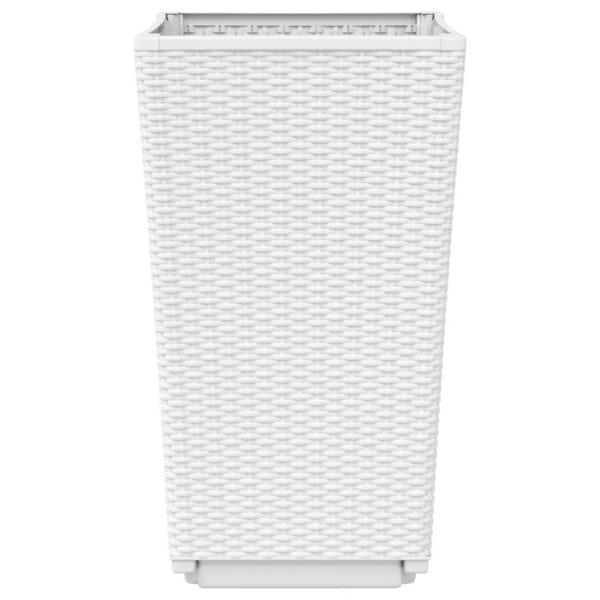 Plantenbakken Polypropeen wit 32,5X32,5X57 Cm
