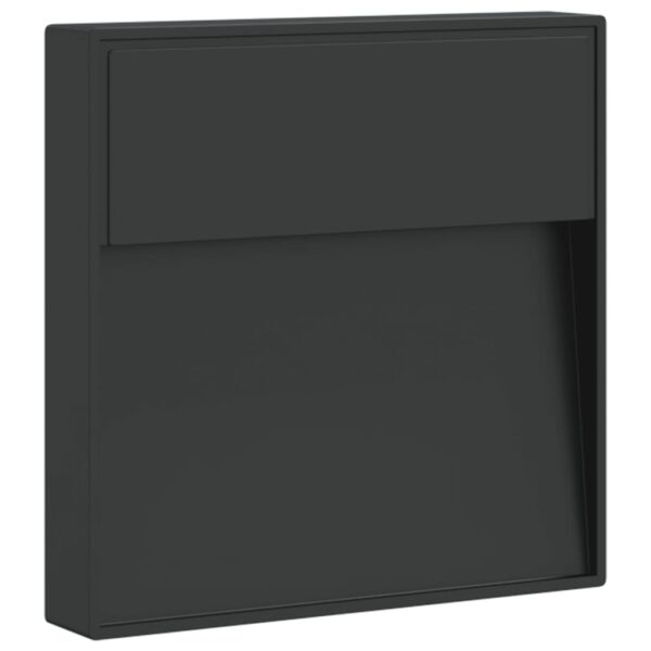 Buitenwandlamp Led Gegoten Aluminium Zwart