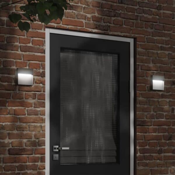 Buitenwandlamp Led Gegoten Aluminium Zwart