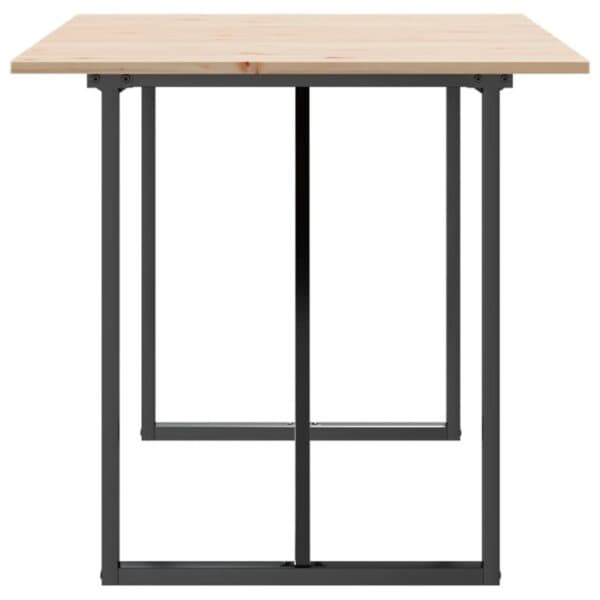Eettafel Massief Grenenhout En Gietijzer