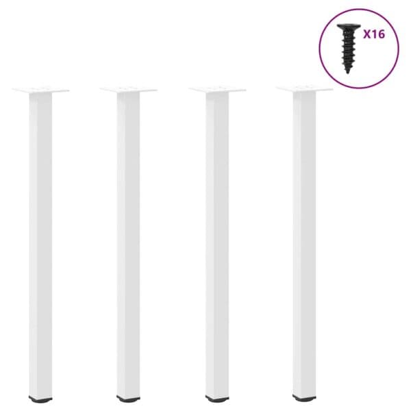 Salontafelpoten 4 St 42-44 Cm Staal
