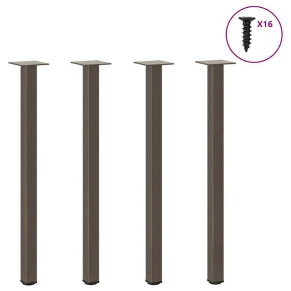 Salontafelpoten 4 St 42-44 Cm Staal