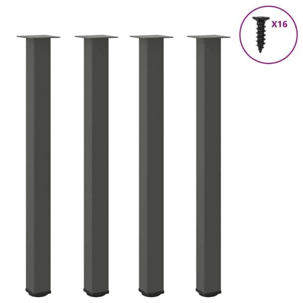 Salontafelpoten 4 St 42-44 Cm Staal