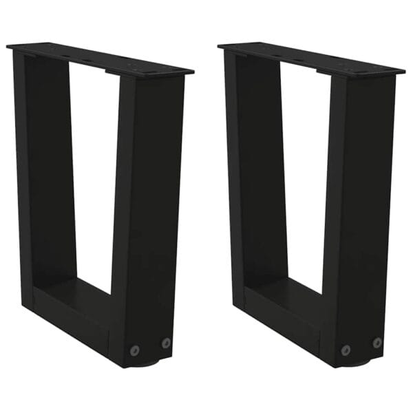 Eettafelpoten 3 St V-Vormig 80X(72-73,3) Cm Staal