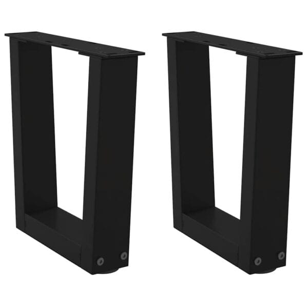 Eettafelpoten 3 St V-Vormig 80X(72-73,3) Cm Staal