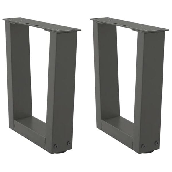 Eettafelpoten 3 St V-Vormig 80X(72-73,3) Cm Staal