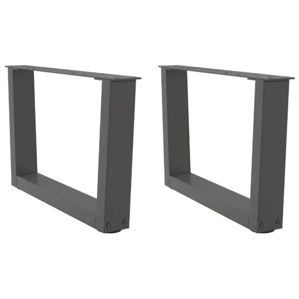 Eettafelpoten 3 St V-Vormig 80X(72-73,3) Cm Staal