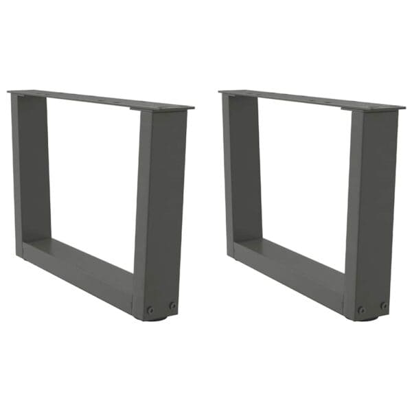 Eettafelpoten 3 St V-Vormig 80X(72-73,3) Cm Staal