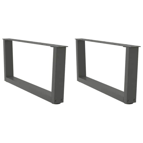 Eettafelpoten 3 St V-Vormig 80X(72-73,3) Cm Staal