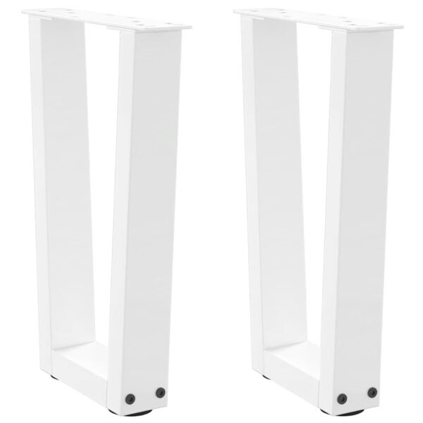 Eettafelpoten 3 St V-Vormig 80X(72-73,3) Cm Staal