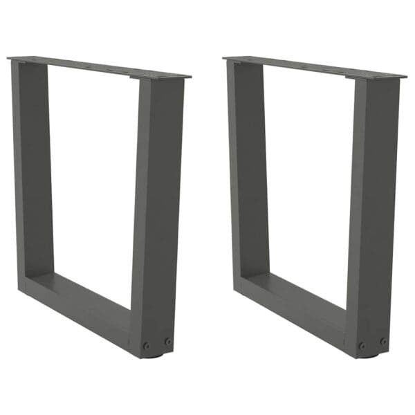 Eettafelpoten 3 St V-Vormig 80X(72-73,3) Cm Staal