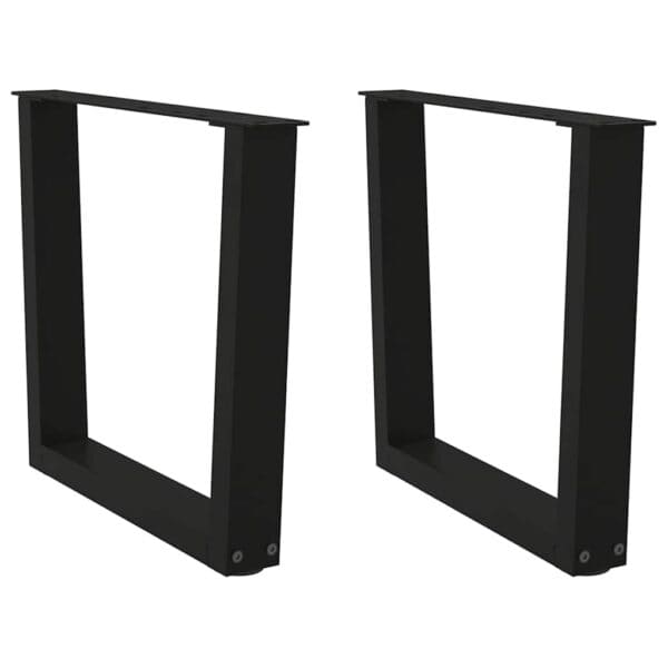 Eettafelpoten 3 St V-Vormig 80X(72-73,3) Cm Staal