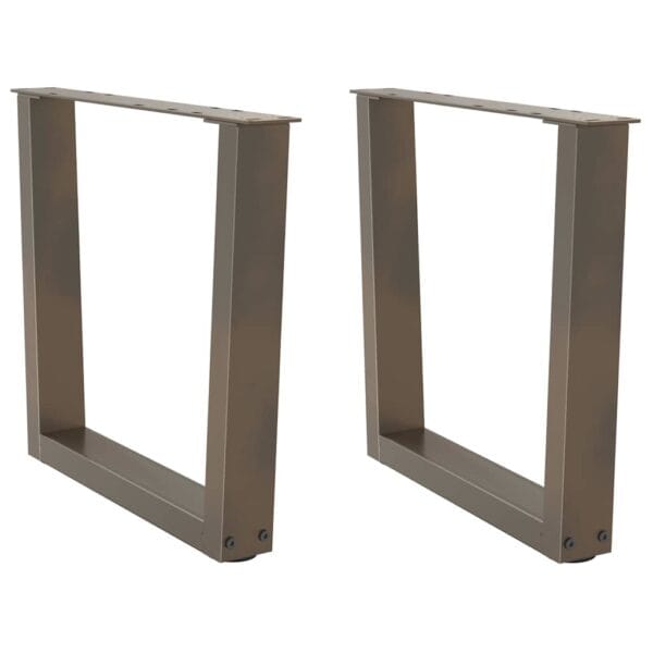 Eettafelpoten 3 St V-Vormig 80X(72-73,3) Cm Staal